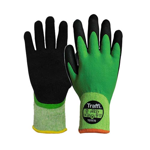 TRAFFI TG5570 X-DURA LATEX WATER RESISTANT CUT LEVEL F SAFETY
