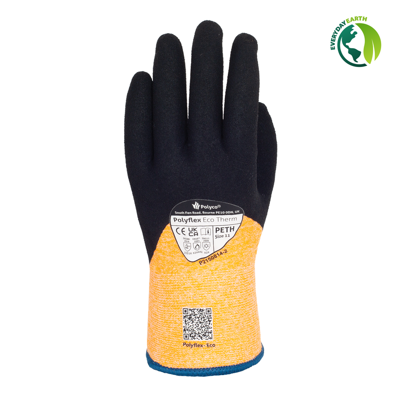 POLYCO POLYFLEX® ECO THERM CUT LEVEL 3 GLOVE-ORANGE