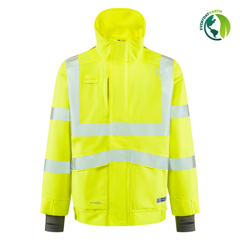 LEO DARTMOOR CLASS 3 ECOVIZ BREATHABLE BOMBER JACKET-YELLOW